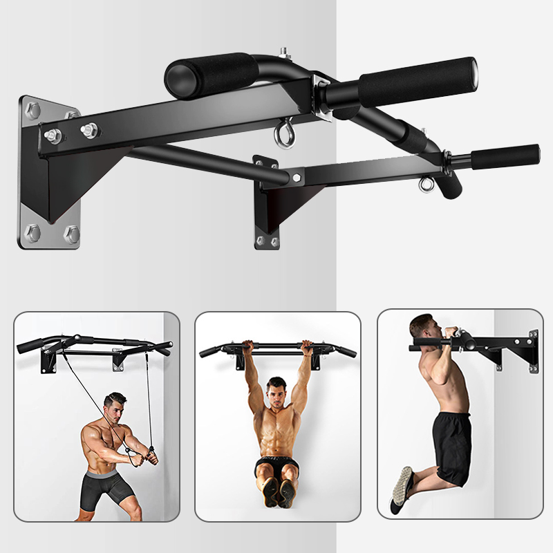 Sports Equipment Online - Wall-Mounted Pull-Up Bar-Drill Installation, Home Gym