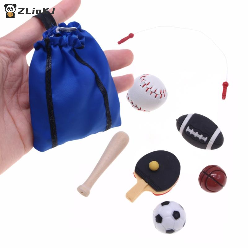 1/12 Dollhouse Simulation Mini - Sports Equipment Basketball ulasan dan harga