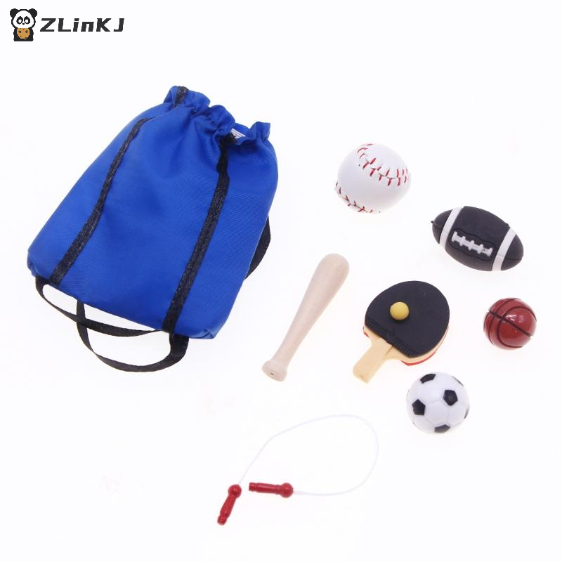 1/12 Dollhouse Simulation Mini - Sports Equipment Basketball ulasan dan harga