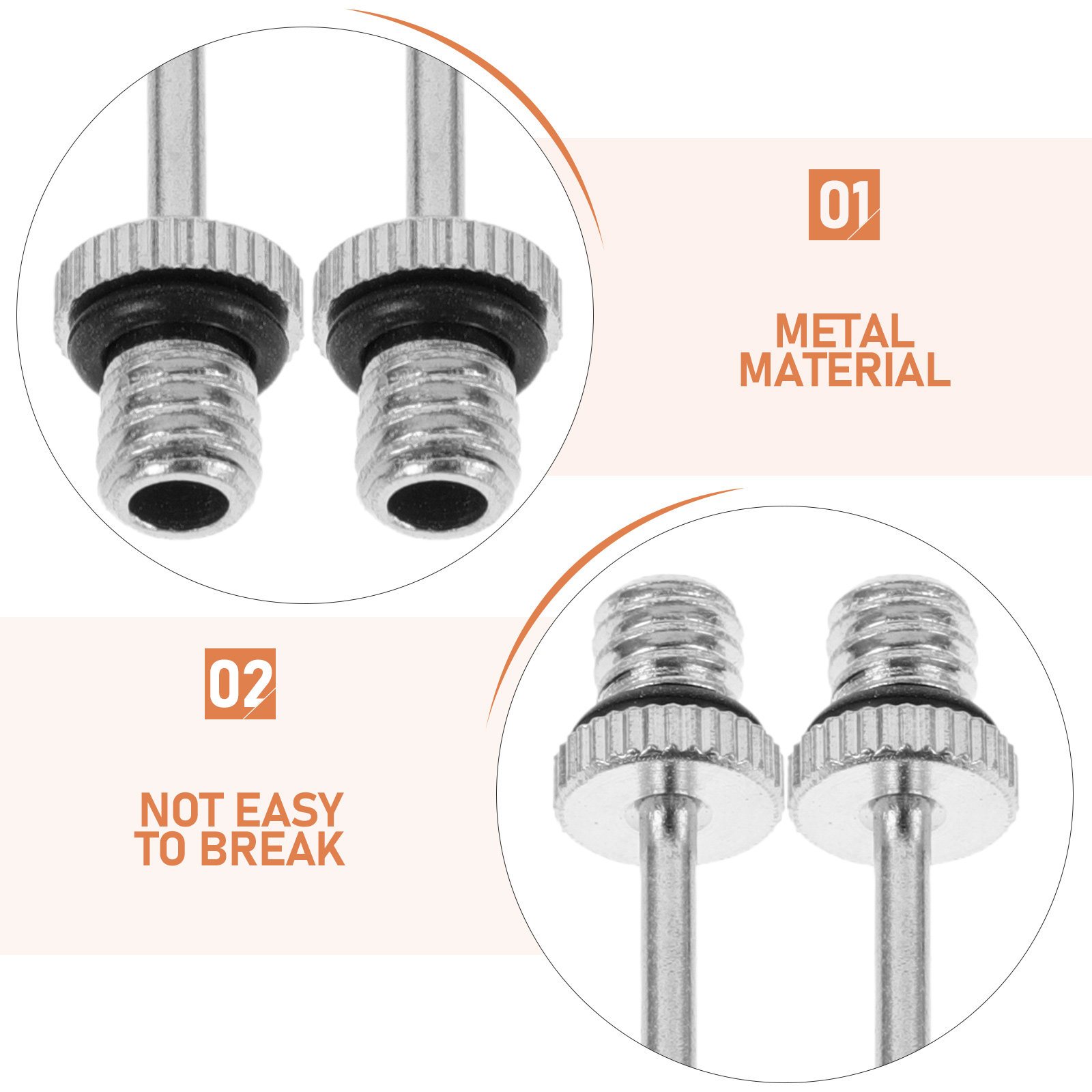 10Pcs Ball Pump Needles Metal  - Sports Equipment Basketball ulasan dan harga
