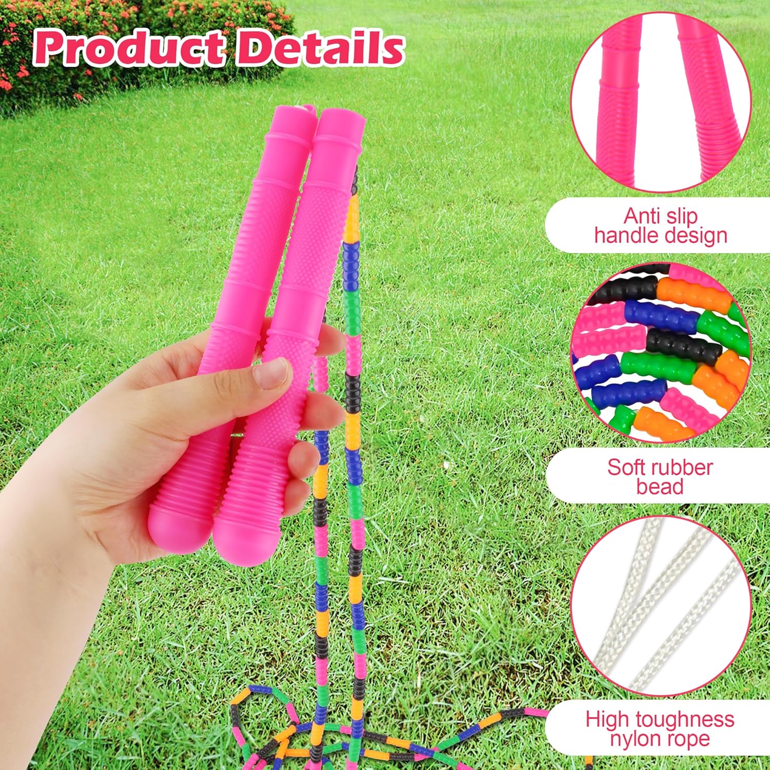 16FT Long Jump Rope (4 Pack) - - Jump Rope Double Dutch ulasan dan harga