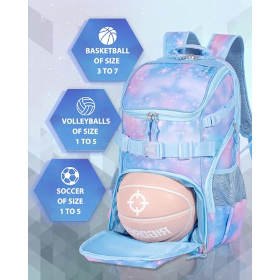 Basketba Backpack Woen Fit Soc - Sports Equipment For Training ulasan dan harga
