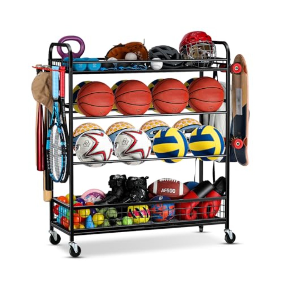 Garage Sports Equipment Organi - Sports Equipment Basketball ulasan dan harga