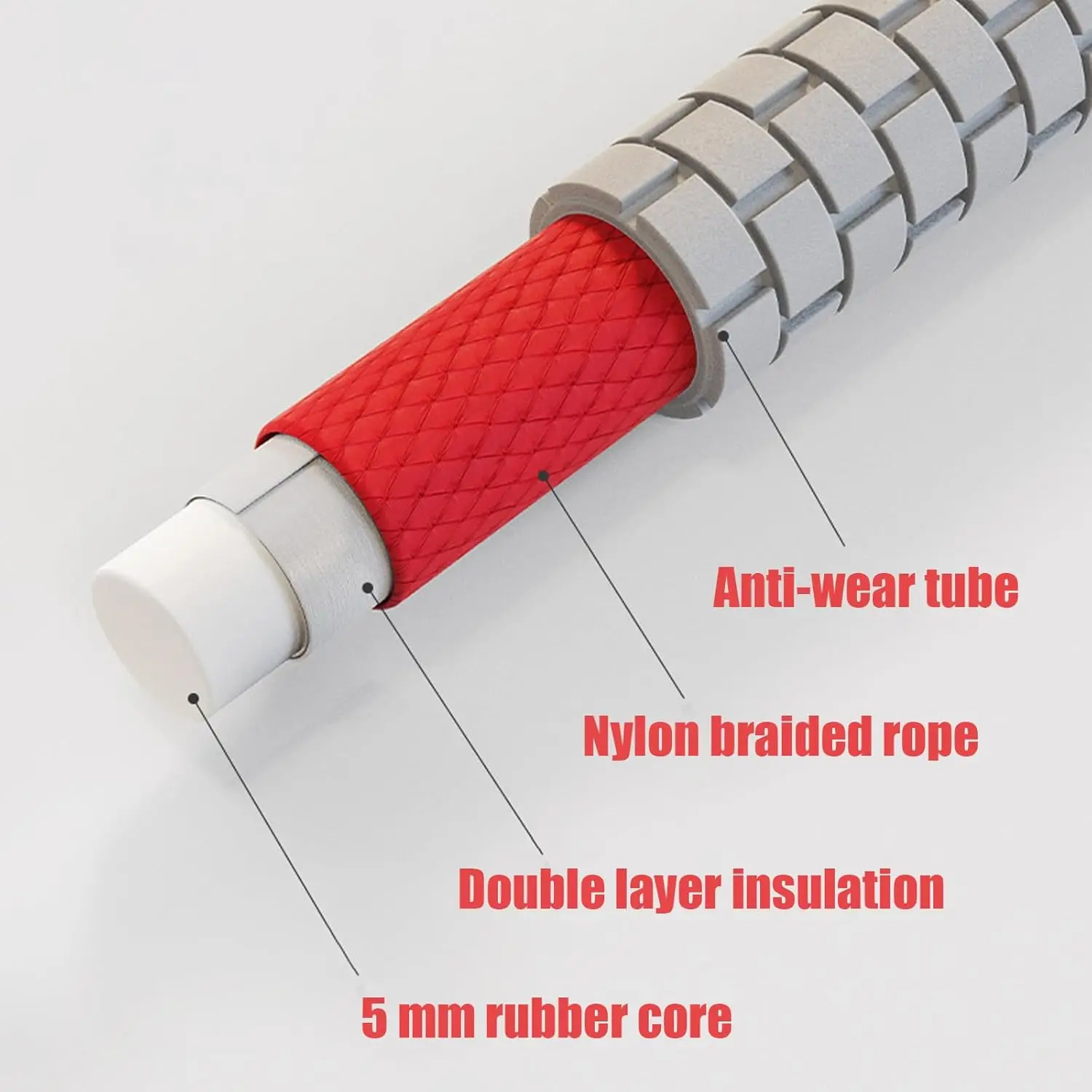 16FT Adjustable Long Jump Rope - Jump Rope Double Dutch ulasan dan harga