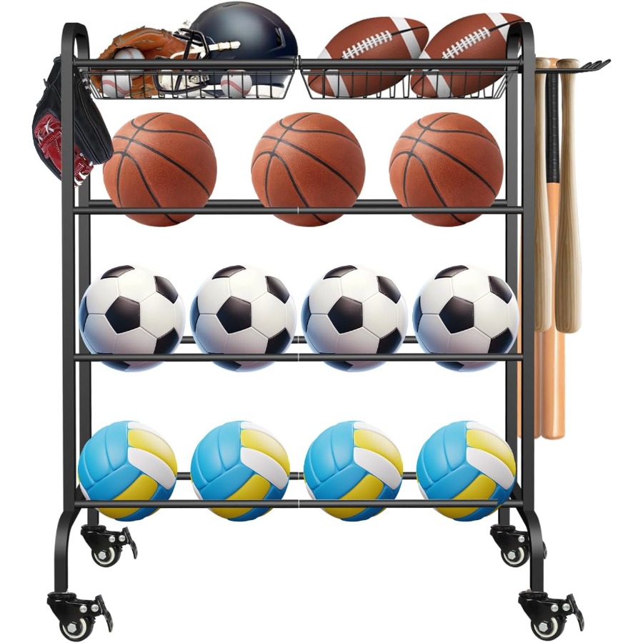 Basketball Racks Holder for Ba - Sports Equipment Basketball ulasan dan harga