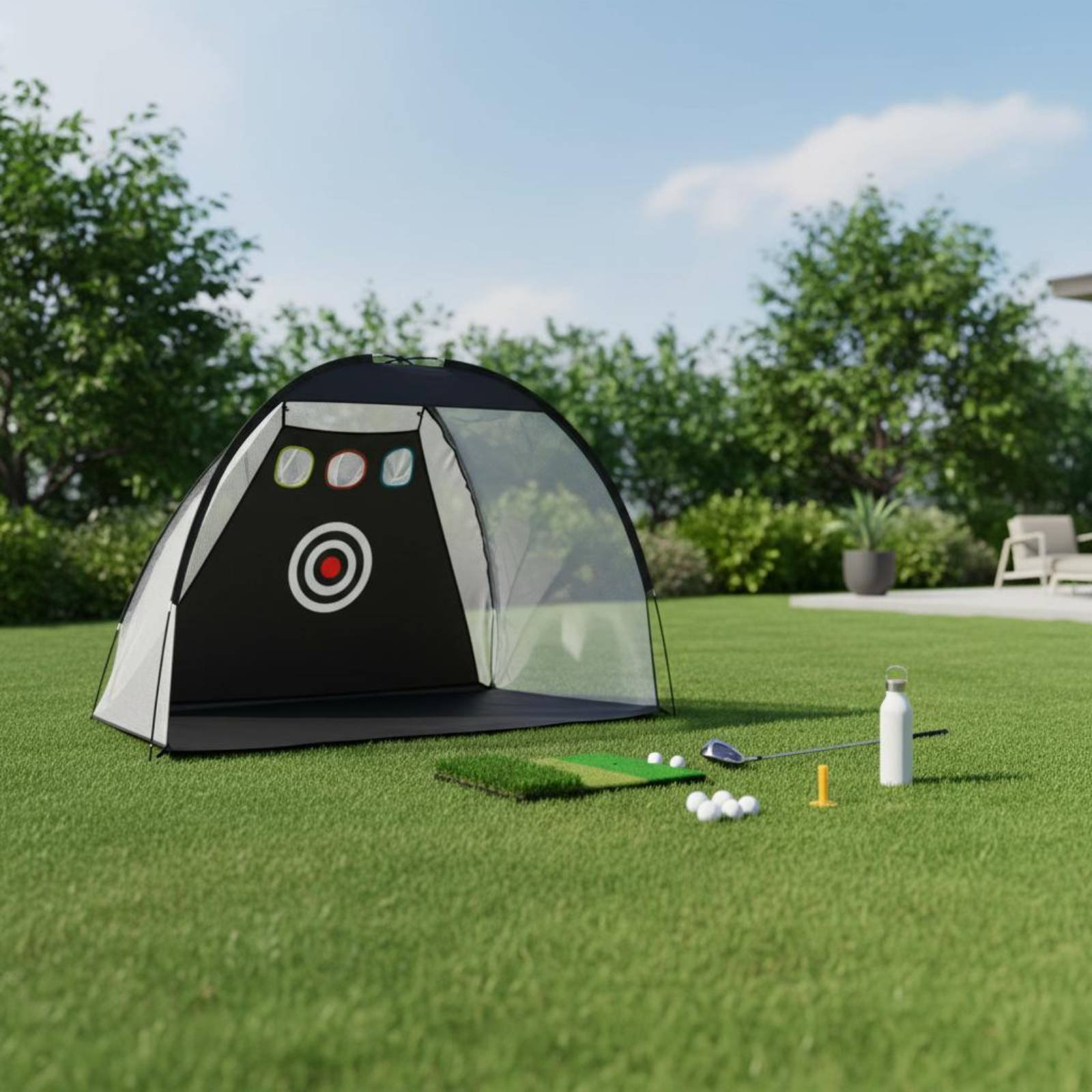 Golf Hitting Net Portable Golf - Sports Equipment For Training ulasan dan harga