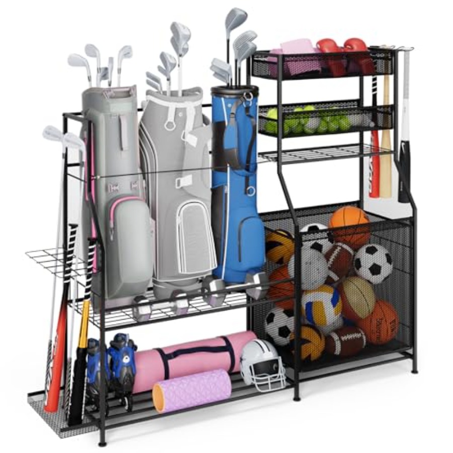 Garage Sports Equipment Organi - Sports Equipment Basketball ulasan dan harga