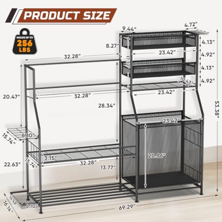 Garage Sports Equipment Organi - Sports Equipment Basketball ulasan dan harga