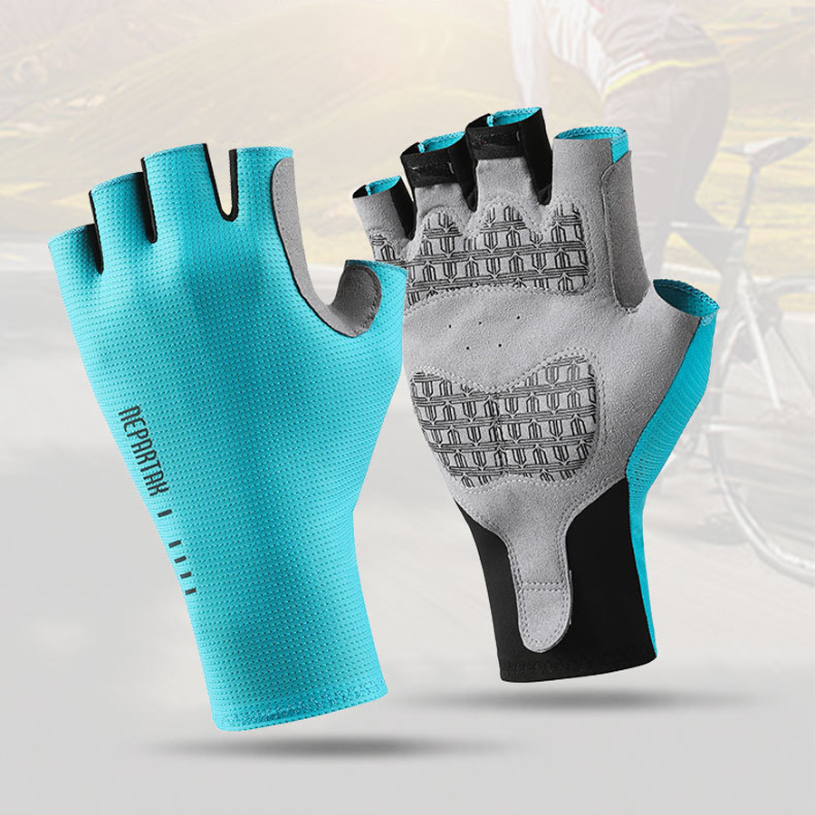 New Team cycling Gloves Half F - Name Sports Equipment ulasan dan harga