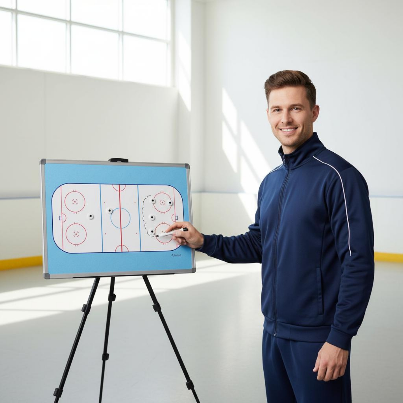 Ice Hockey Whiteboard Portable - Sports Equipment For Training ulasan dan harga