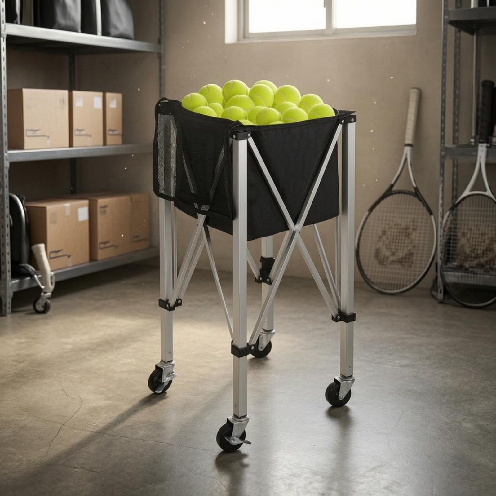 Foldable Ball Vehicle Aluminum - Sports Equipment Basketball ulasan dan harga