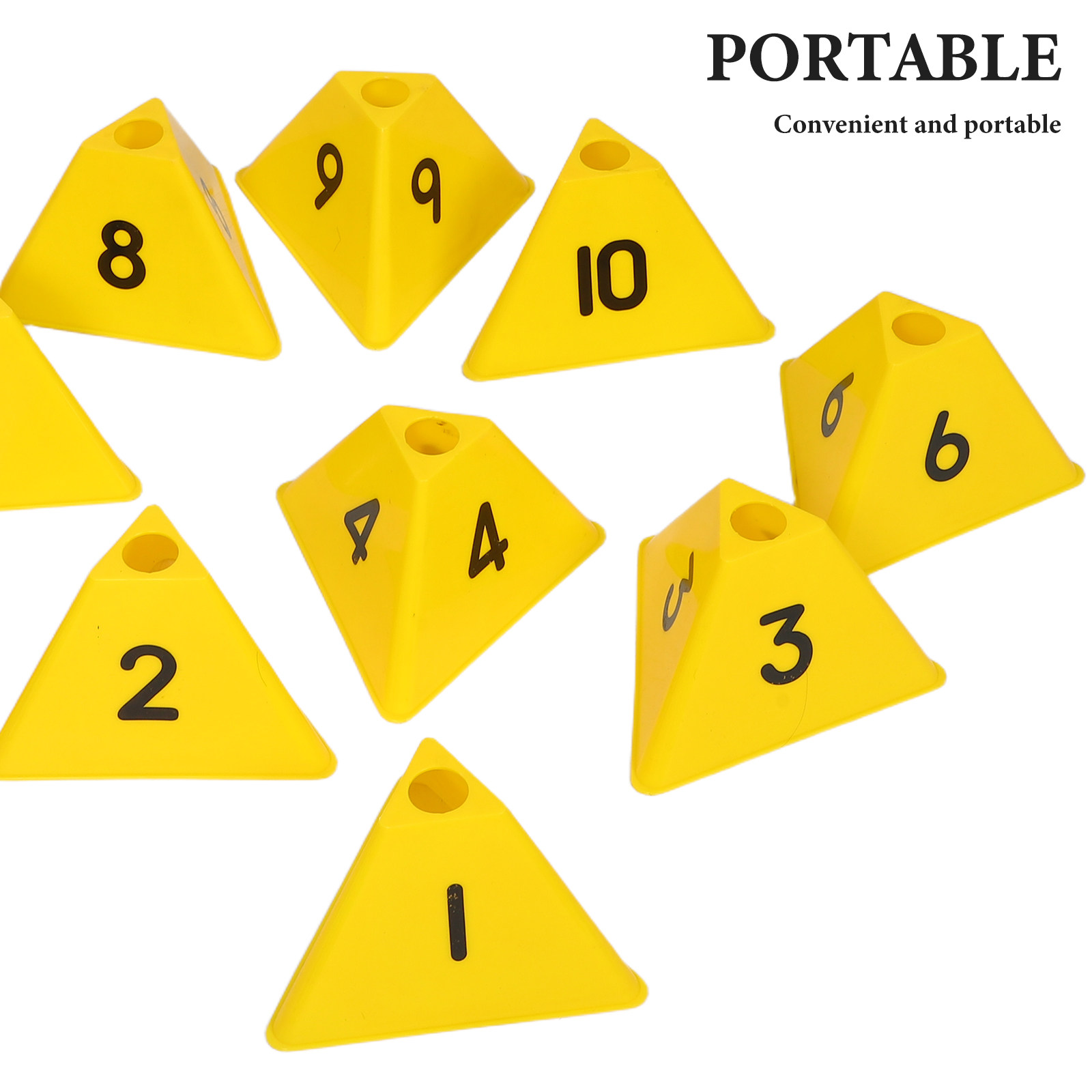 10Pcs Football Training Marker - Sports Equipment Basketball ulasan dan harga
