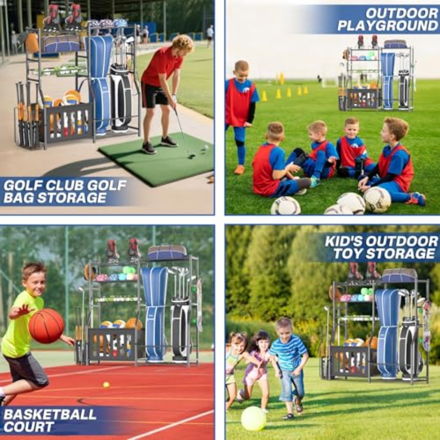 Heavy Duty Garage Sports Equip - Sports Equipment Basketball ulasan dan harga